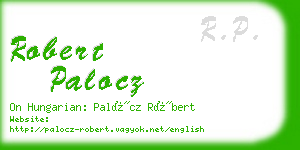 robert palocz business card